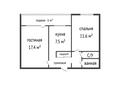 2-комнатная квартира · 53 м² · 1/9 этаж, Бульвар Гагарина 27 — Карбышева-Бульвар Гагарина за 20.7 млн ₸ в Усть-Каменогорске — фото 11