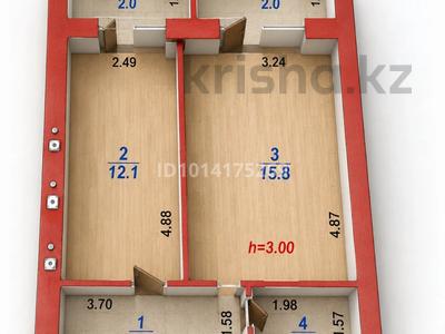 1-бөлмелі пәтер · 41 м² · 7/12 қабат, ​Улица Шамши Калдаяков, 46 46, бағасы: 17.9 млн ₸ в Астане, Сарайшык р-н