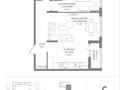 2-комнатная квартира · 57.44 м² · 10/12 этаж, Шамши Калдаяков 30/1 за ~ 32.8 млн ₸ в Астане, Сарайшык р-н — фото 11