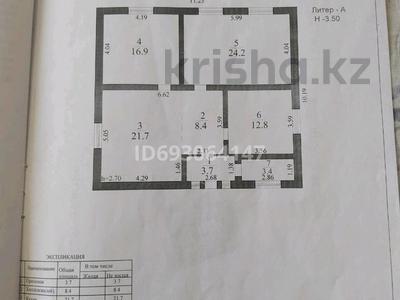 Отдельный дом • 4 комнаты • 110 м² • 8 сот., Батыс 48 — Кымызхана Аңсар за 20 млн 〒 в Узынагаш