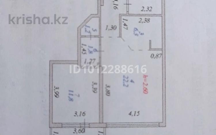 2-бөлмелі пәтер · 56.4 м² · 24/26 қабат, Петрова 10, бағасы: 27.9 млн ₸ в Астане, Алматы р-н — фото 2