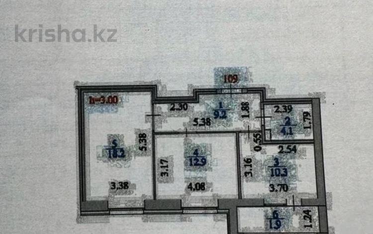 2-комнатная квартира · 57 м² · 7/9 этаж, қалдаяқова 60б за 33.5 млн ₸ в Астане, Сарайшык р-н — фото 17