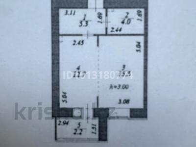 1-комнатная квартира · 40 м² · 5/12 этаж, Чингиз Айтматов 65 за 18.5 млн ₸ в Астане, Нура р-н