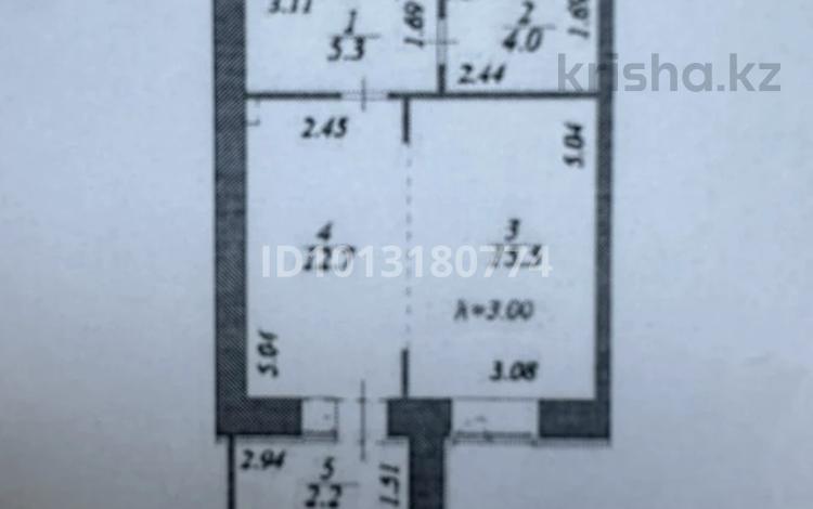 1-комнатная квартира · 40 м² · 5/12 этаж, Чингиз Айтматов 65 за 18.5 млн ₸ в Астане, Нура р-н — фото 2