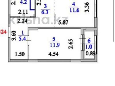 2-комнатная квартира · 42 м² · 8/9 этаж, Туран 55/16 за 27 млн 〒 в Астане, Есильский р-н