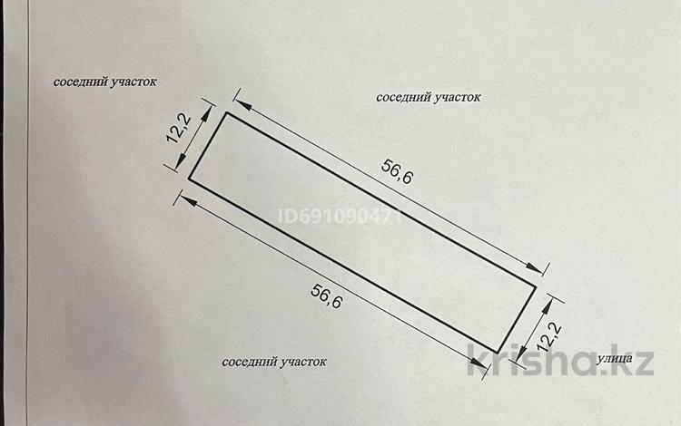 Участок · 7 соток, Грушовая — С/о Химик за 4.9 млн 〒 в Жанаталап — фото 3