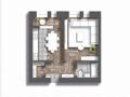 1-комнатная квартира · 44.36 м² · 3/7 этаж, мкр. Алтын орда 192 — ЖК ГРАНД ТАУЕРС возле 81 школы за 17.4 млн ₸ в Актобе — фото 4