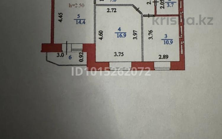 2-бөлмелі пәтер · 54 м² · 2/9 қабат, Рыскулбекова 16/1-3, бағасы: 26 млн ₸ в Астане, Алматы р-н — фото 2