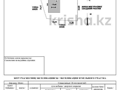 Отдельный дом · 4 комнаты · 152.8 м² · 8 сот., Міржақып Дулатов 20 за 48.5 млн ₸ в Туздыбастау (Калинино)