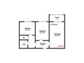 2-бөлмелі пәтер · 50.5 м² · 5/5 қабат, 6-й микрорайон 1, бағасы: 23.4 млн ₸ в Костанае — фото 2