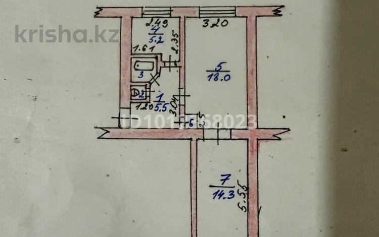 2-бөлмелі пәтер · 46.6 м² · 2/4 қабат, Асета Бейсеуова, бағасы: 16.2 млн ₸ в Каргалы (п. Фабричный) — фото 2