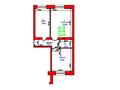 2-комнатная квартира · 82.35 м², Жумабаева 181 за ~ 37.9 млн ₸ в Петропавловске — фото 3