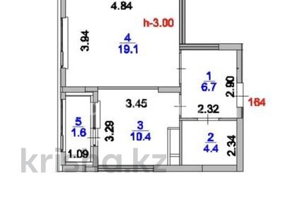 1-бөлмелі пәтер · 42.2 м² · 7/9 қабат, Турар Рыскулов 22, бағасы: 36.5 млн ₸ в Астане, Есильский р-н