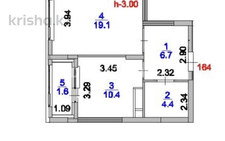 1-бөлмелі пәтер · 42.2 м² · 7/9 қабат, Турар Рыскулов 22, бағасы: 36.5 млн ₸ в Астане, Есильский р-н — фото 2
