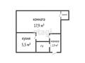 1-бөлмелі пәтер · 37 м² · 1/2 қабат, Орджоникидзе 52, бағасы: 12.5 млн ₸ в Костанае — фото 7