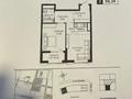 2-комнатная квартира · 55.34 м² · 11/22 этаж, Пр. Туран 37/2 за 68 млн ₸ в Астане, Нура р-н — фото 18