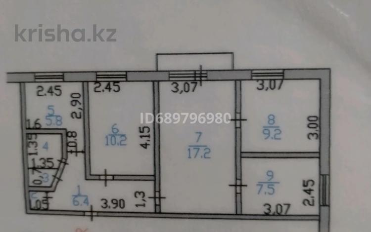 4-бөлмелі пәтер, 60.8 м², 4/5 қабат, Я-Гашека 2А — Парк Победы, бағасы: 21.5 млн 〒 в Петропавловске — фото 2