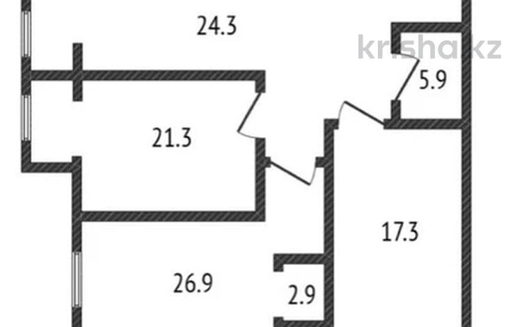 3-бөлмелі пәтер · 109 м² · 1/9 қабат, Алтын орда ш/а., бағасы: 41 млн ₸ в Актобе, мкр. Алтын орда — фото 2
