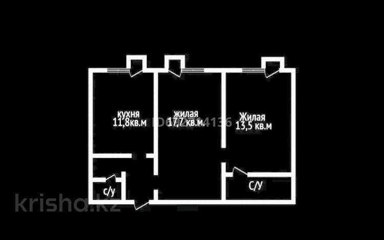 2-комнатная квартира, 57 м², 2/5 этаж, Лермонтова 13а за 13 млн 〒 в Костанае — фото 8