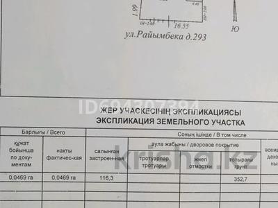 Участок 5 соток, Райымбека 293 за 85 млн 〒 в Алматы, Алатауский р-н