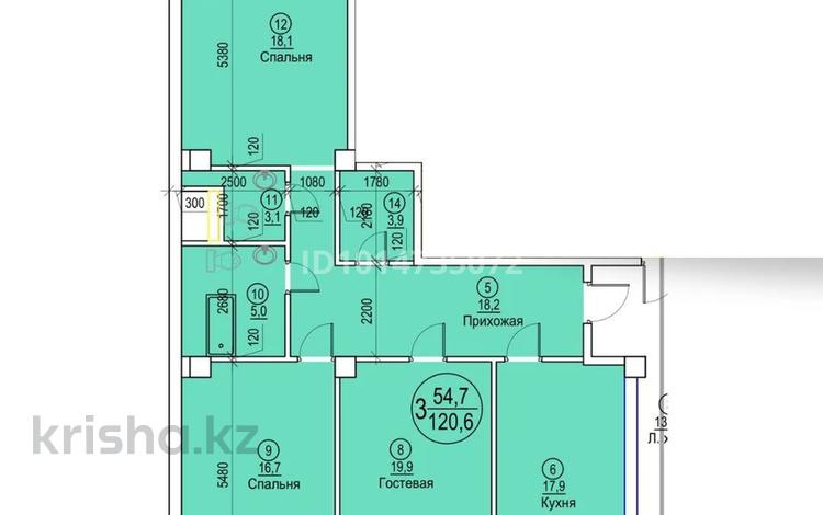 3-бөлмелі пәтер · 120 м² · 6/10 қабат, 20-ш/а. 19, 22, бағасы: 30.5 млн ₸ в Актау, 20-й мкр — фото 3