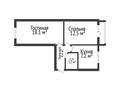 2-бөлмелі пәтер · 46.2 м² · 2/5 қабат, Юбилейная 7, бағасы: 15.5 млн ₸ в  — фото 2