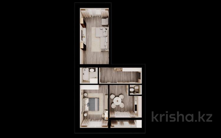 2-бөлмелі пәтер · 72.54 м², мкр. Алтын орда 192 — Халела досмухамедулы, бағасы: ~ 24.7 млн ₸ в Актобе — фото 2