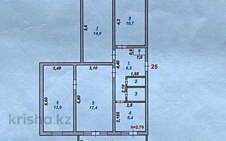4-комнатная квартира, 76 м², 4/5 этаж, 18-й микрорайон, 18-й микрорайон 44 — Рыскулова за 25 млн 〒 в Шымкенте, Енбекшинский р-н — фото 2