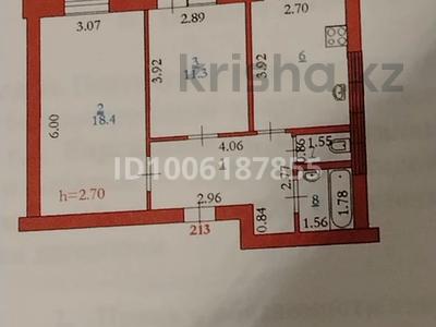 2-комнатная квартира · 55.3 м² · 9/9 этаж, Нур Актобе, 2 микрорайон 15 В за 16.5 млн ₸