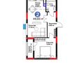 2-бөлмелі пәтер · 50 м² · 9/14 қабат, Сагадат Нурмагамбетов 17, бағасы: 37 млн ₸ в Астане, Сарайшык р-н