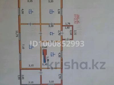 Отдельный дом · 3 комнаты · 84.2 м² · 20 сот., Меловые горки 59/1 — Крайный дом со стороны завода за 20 млн ₸ в Уральске