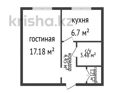 1-бөлмелі пәтер · 33.5 м² · 5/5 қабат, ул. Севастопольская 22, бағасы: 11.7 млн ₸ в Усть-Каменогорске