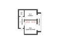 2-бөлмелі пәтер · 53.4 м² · 2/5 қабат, 45А квартал, бағасы: 26.5 млн ₸ в Костанае — фото 18