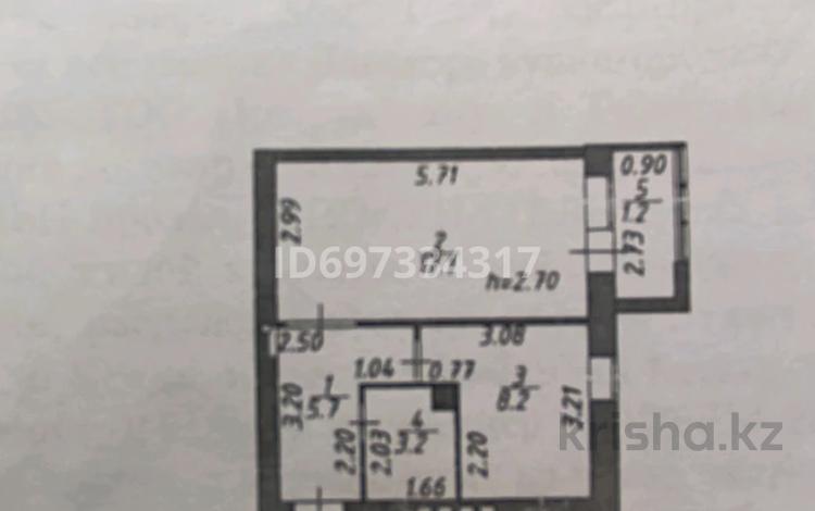 1-бөлмелі пәтер, 35.4 м², 2/5 қабат, мкр Пригородный, Мкр Пригородный Кабанбай батыра 105/1, бағасы: 15 млн 〒 в Астане, Есильский р-н — фото 2