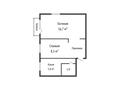 2-бөлмелі пәтер · 41.2 м² · 2/5 қабат, БУРОВА 33 — СШ №35, бағасы: 14.7 млн ₸ в Усть-Каменогорске — фото 4