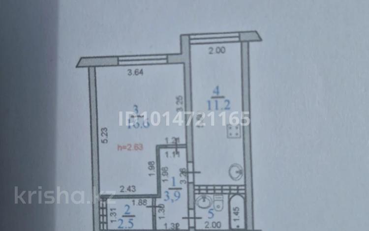 1-бөлмелі пәтер · 37.7 м² · 6/9 қабат, Кемел ш/а. 65, бағасы: 25 млн ₸ в Алматы, Жетысуский р-н — фото 2