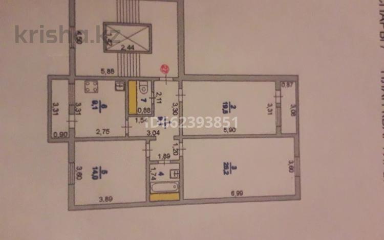3-комнатная квартира, 84.8 м², 9/9 этаж, мкр. Алмагуль 13 за 20 млн 〒 в Атырау, мкр. Алмагуль — фото 4