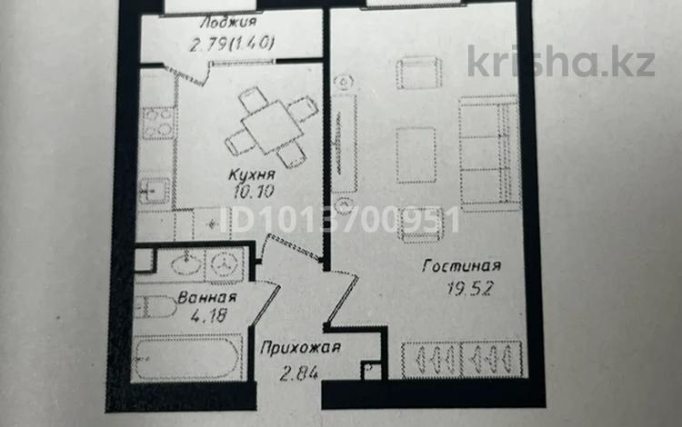 1-комнатная квартира · 39 м² · 10/12 этаж, Улы Дала 38/1 за 29.5 млн ₸ в Астане, Нура р-н — фото 2