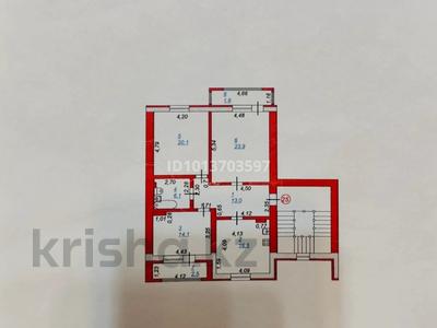 3-бөлмелі пәтер · 97.9 м² · 4/5 қабат, улица Х.Досмухамедова 93, бағасы: 35 млн ₸ в Атырау