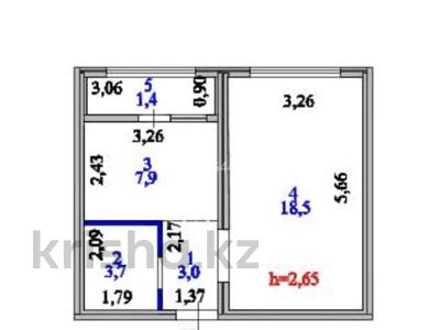 1-бөлмелі пәтер · 34.5 м² · 4/12 қабат, Улы Дала 10, бағасы: 21 млн ₸ в Астане, Нура р-н