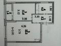 2-комнатная квартира · 45 м² · 7/16 этаж, Е 882 7 — Вдоль Набережки за 25 млн ₸ в Астане, Нура р-н