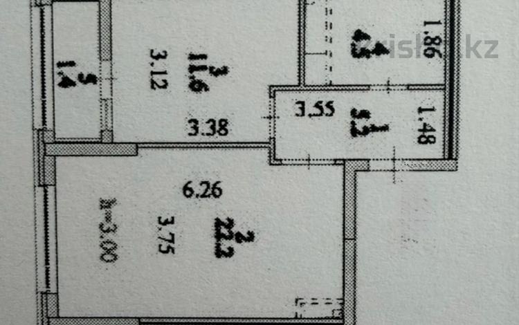 2-комнатная квартира · 45 м² · 7/16 этаж, Е 882 7 — Вдоль Набережки за 25 млн ₸ в Астане, Нура р-н — фото 13
