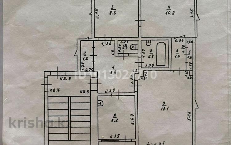 3-бөлмелі пәтер · 60 м² · 3/4 қабат, Карасай батыр 42, бағасы: 30 млн ₸ в Талгаре — фото 2