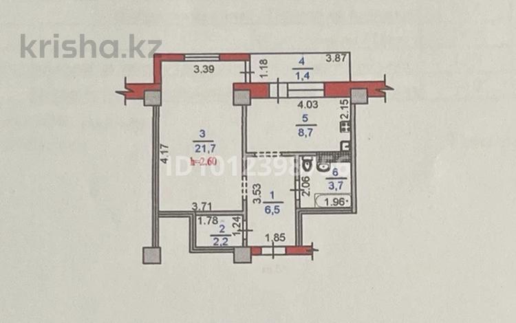 1-бөлмелі пәтер · 48 м² · 6/9 қабат, ул. Оноре де Бальзака 4, бағасы: 45 млн ₸ в Алматы, Бостандыкский р-н — фото 2