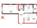 2-комнатная квартира · 65 м² · 9/9 этаж, Шаймерден Косшыгулулы 27/1 за 27.6 млн ₸ в Астане, Сарыарка р-н — фото 3