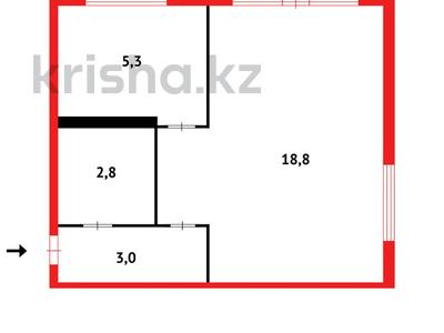 1-комнатная квартира · 31.1 м² · 3/4 этаж, ул. Ермекова за 11.9 млн ₸ в Караганде, Казыбек би р-н