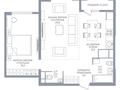 2-комнатная квартира · 70 м² · 13/16 этаж, Каныша Сатпаева 90/55Б за 58.5 млн ₸ в Алматы, Бостандыкский р-н