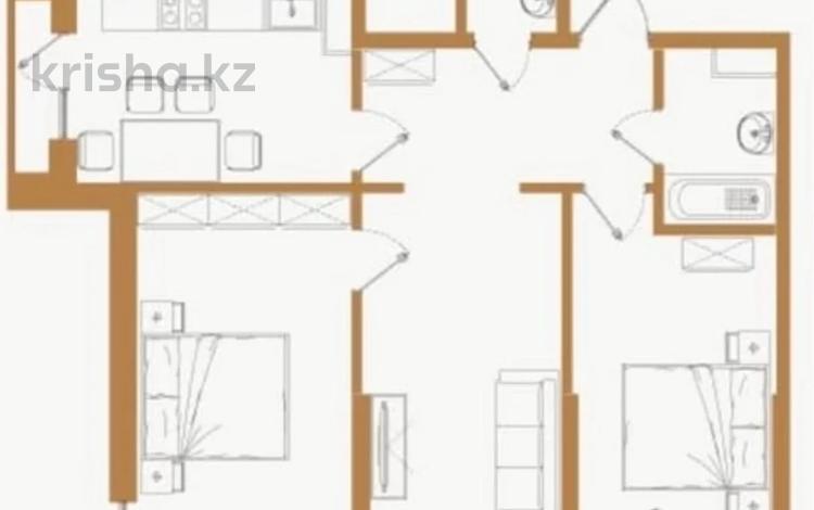 3-бөлмелі пәтер · 73.91 м² · 2/6 қабат, Байге, бағасы: 38.5 млн ₸ в Алматы — фото 9