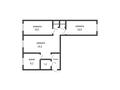 3-комнатная квартира · 56.6 м² · 1/5 этаж, Кобыланды Батыра за 18.5 млн ₸ в Костанае — фото 8