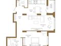 2-комнатная квартира · 68.82 м² · 10/18 этаж, Достык 8/5 за ~ 50.7 млн ₸ в Астане